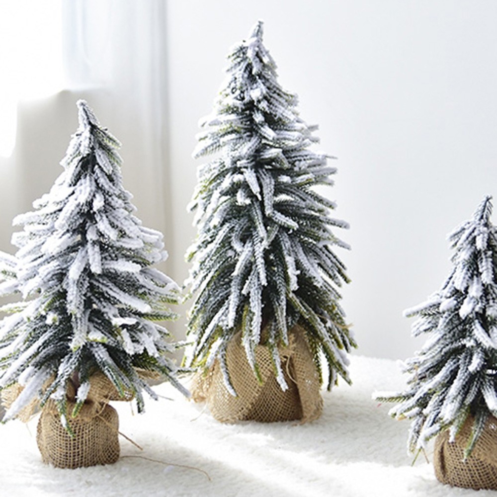 

New Christmas Decorations Snow Flocking Christmas Trees Snowflakes Twigs Mulberry Trees Window Display Scene