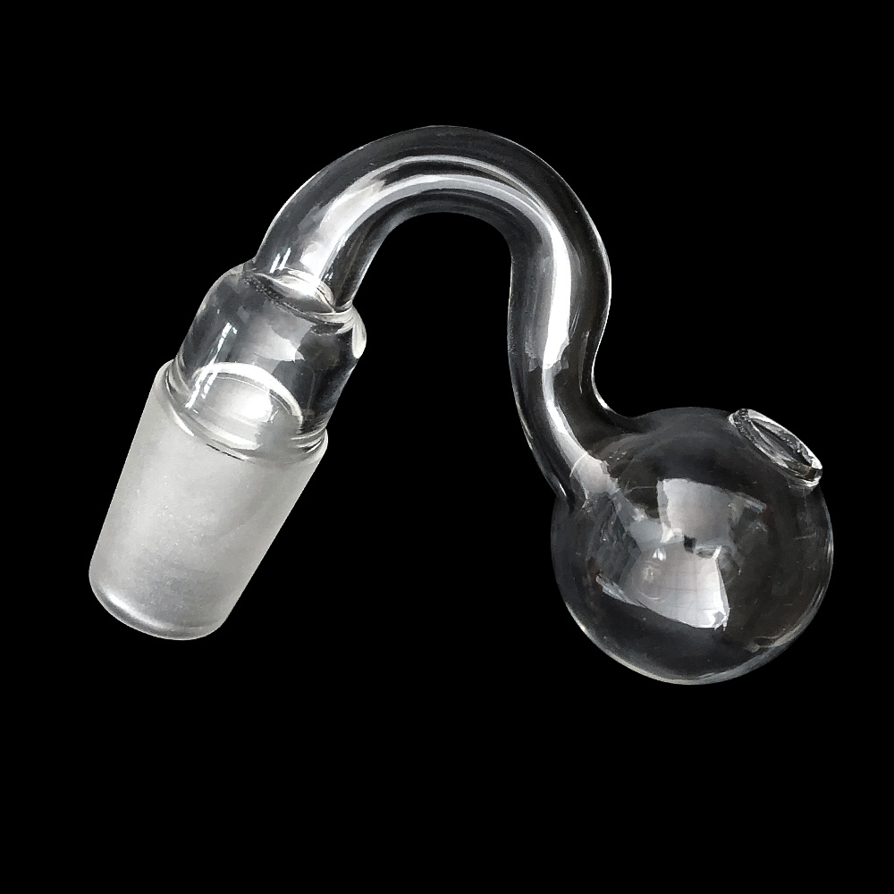 

Thick Glass Oil Burner 14mm 18mm male/female for Glass Bongs Water Pipes Dab Rigs Glass Tobacco Pipe free shipping