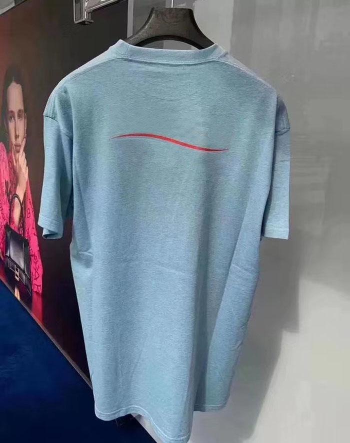 

2020ss spring and summer new high quality cotton printing short sleeve round neck panel tshirt 4 colors, Green