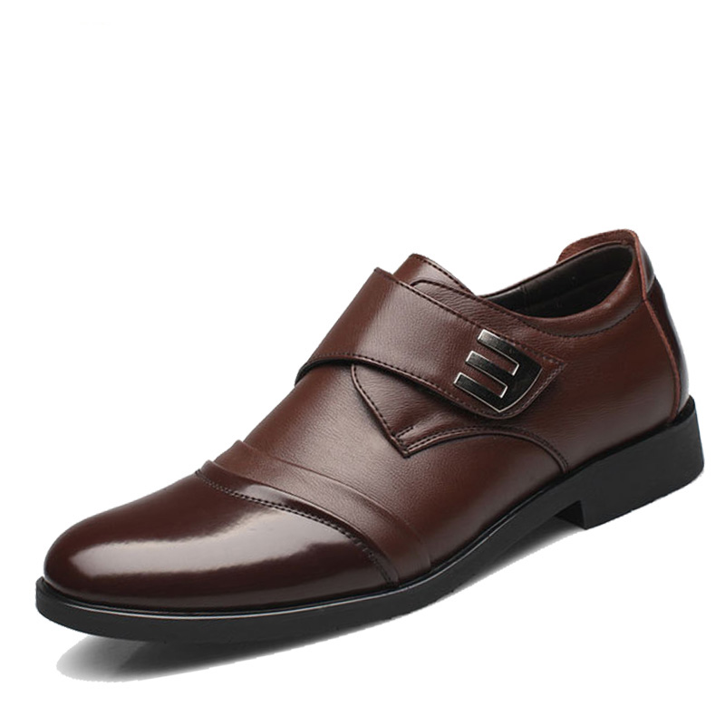 

Men Flats Leather Shoes Gentleman Luxury Shoes Italian Men Leather shoes Male Oxford, Black