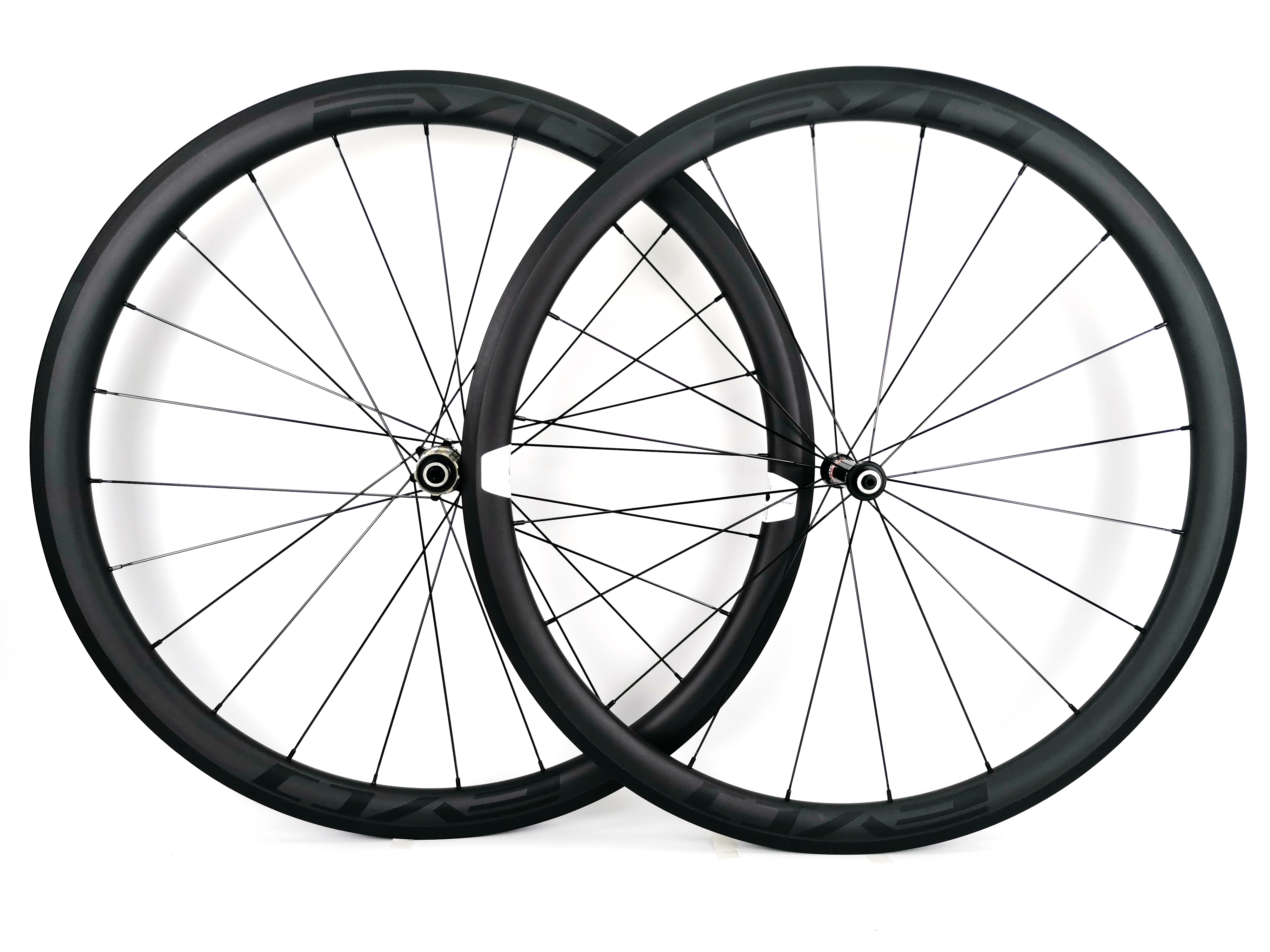 

700C super light Climbing carbon wheels 38mm depth 25mm width clincher/Tubular Road bike carbon wheelset UD matte finish EVO decals