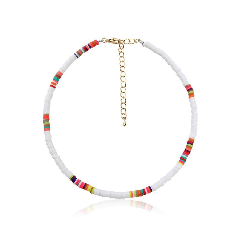 

Lepenn New Fashion Jewelry Trend Statement Popular Korean Style Colored Sweet Lovely Choker Chain Necklace For Women