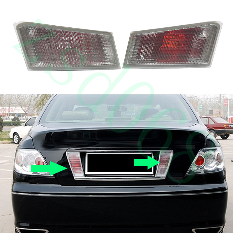 

For Toyota Reiz Mark X 2005-2009 Car Auto Rear License Light Lamp Covers No Bulbs Replace