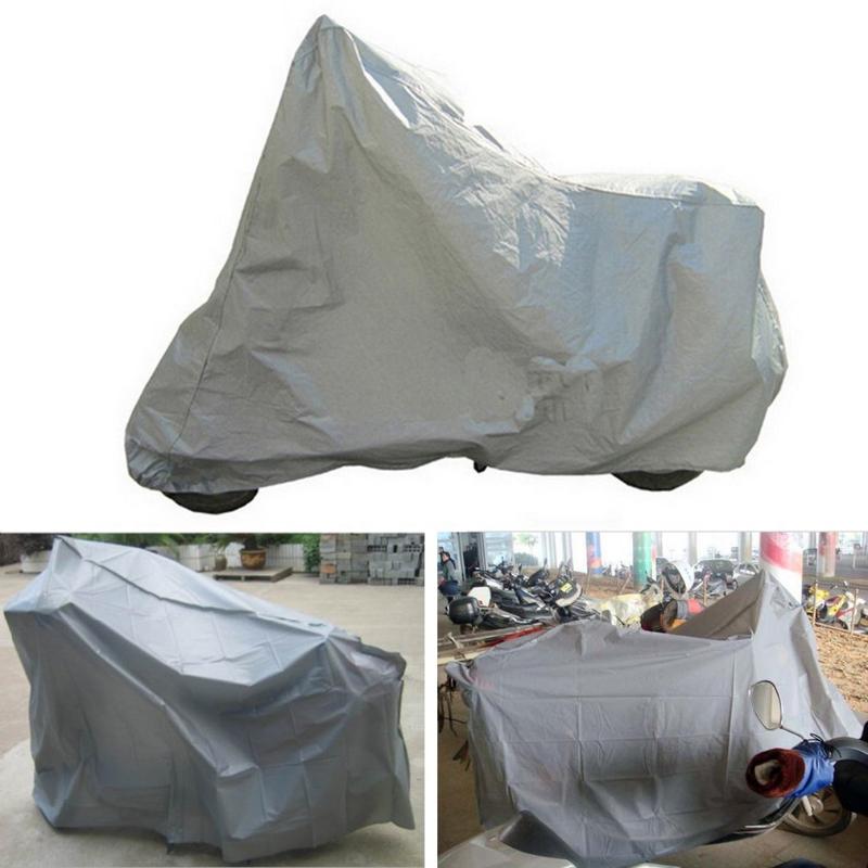 

High Quality Full Protective Motorcycle Covers Universal Silver Anti UV Waterproof Dust Motorcycle Quad Bike Storage Bag Cover
