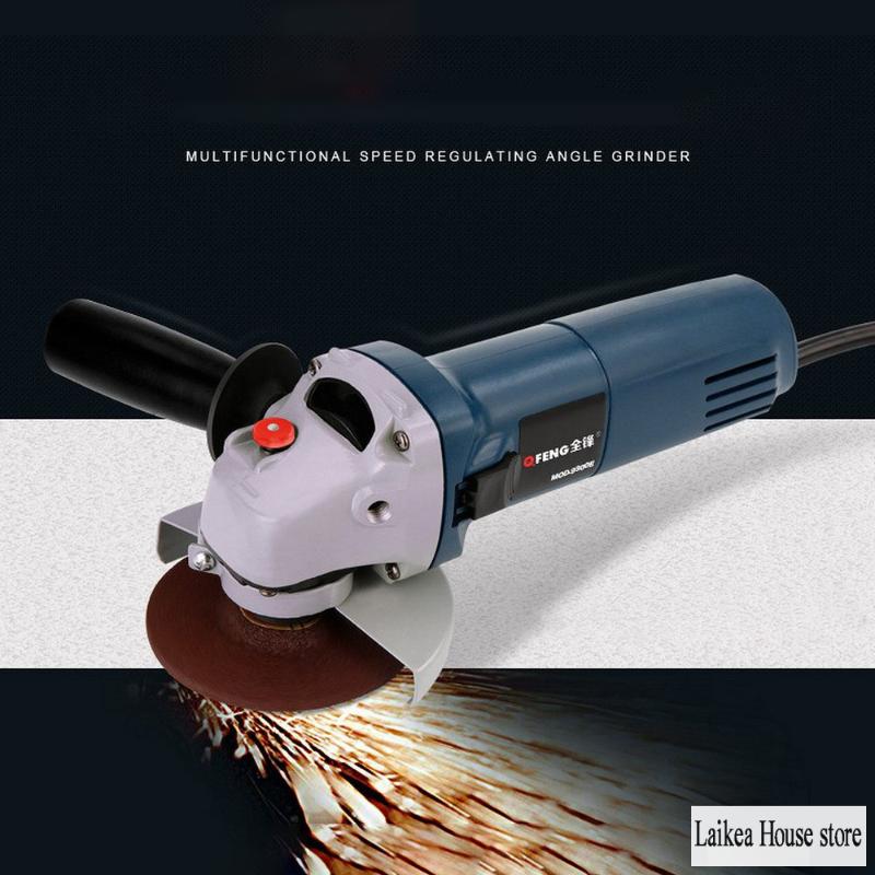

9300E Angle Grinder Electric Variable Speed Electric Grinder Wheel Cut-off Tool for Grinding or Cutting Metal 4-1/2" 880W Power