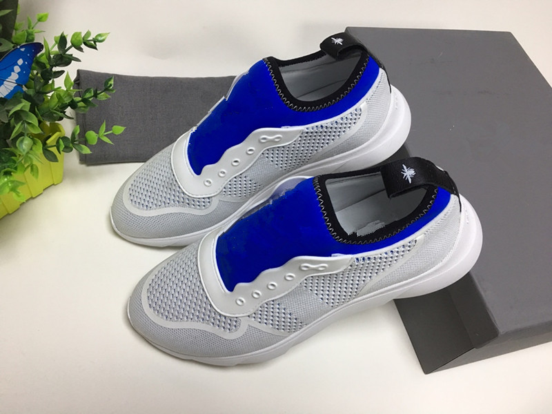 

Women Men Casual Shoes Luxury Designer Spikes Sneaker Mesh Patchwork Matte Leather Chaussures, 01