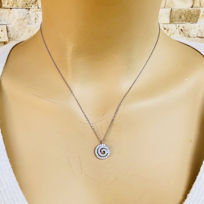 

925 Silver strip Necklace