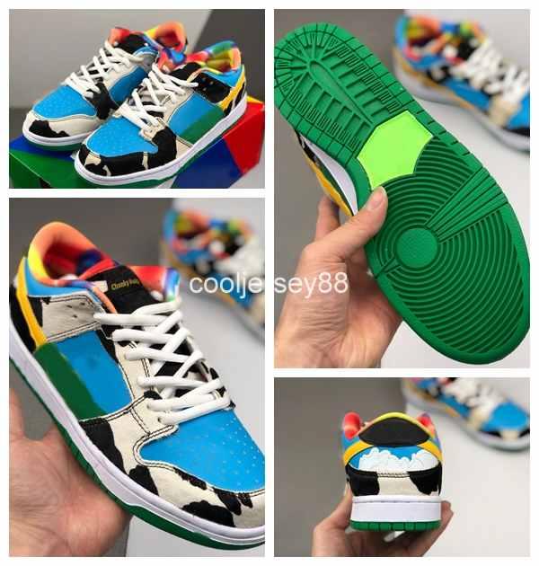 

Fashion SB Dunk Low Mens Womens Running Shoes blue Yellow Green Skateboard Sports Sneakers Trainers Ourdoor des chaussure