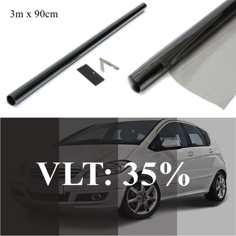 Car Home Office Glasss 36 x 60 Inch Uncut Roll Window Tint Film 50/% VLT 36 In x 5 Ft Feet