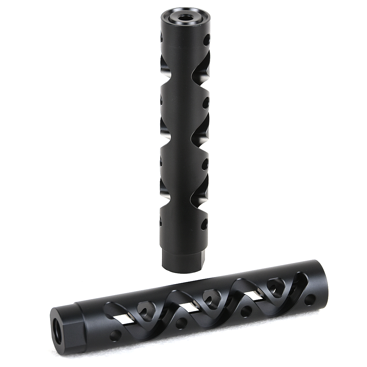 

Precision Muzzle Brake .223 5.56mm 1/2x28 TPI Compensator 5.5inch Length Include Free Crush Washer and Timing Nut, Customize