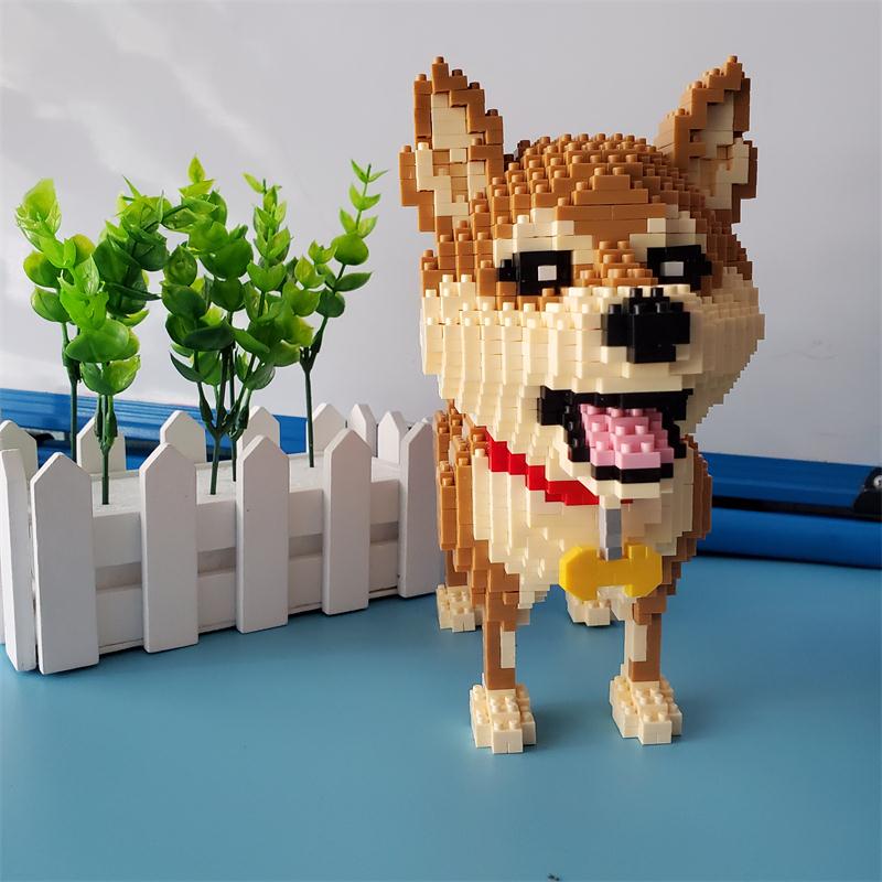 small plastic dog figures