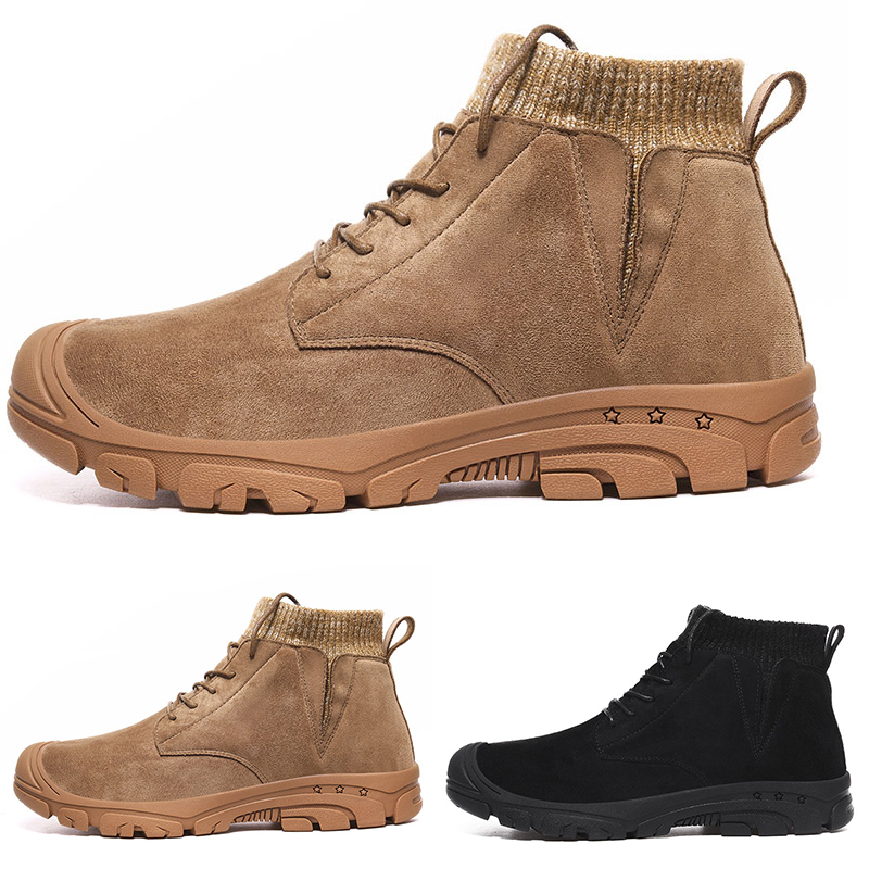 

2020 hot Beige cotton Large size type6 winter triple black grey man boy men boots mens Sneakers Boot trainers outdoor walking shoes, Color#2