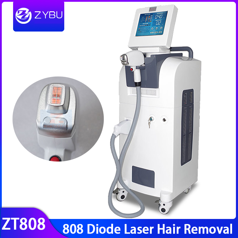Laser d'épilation permanent indolore professionnel 808, système de refroidissement Laser Diodo, machine d'épilation Laser Diode 808nm avec CE