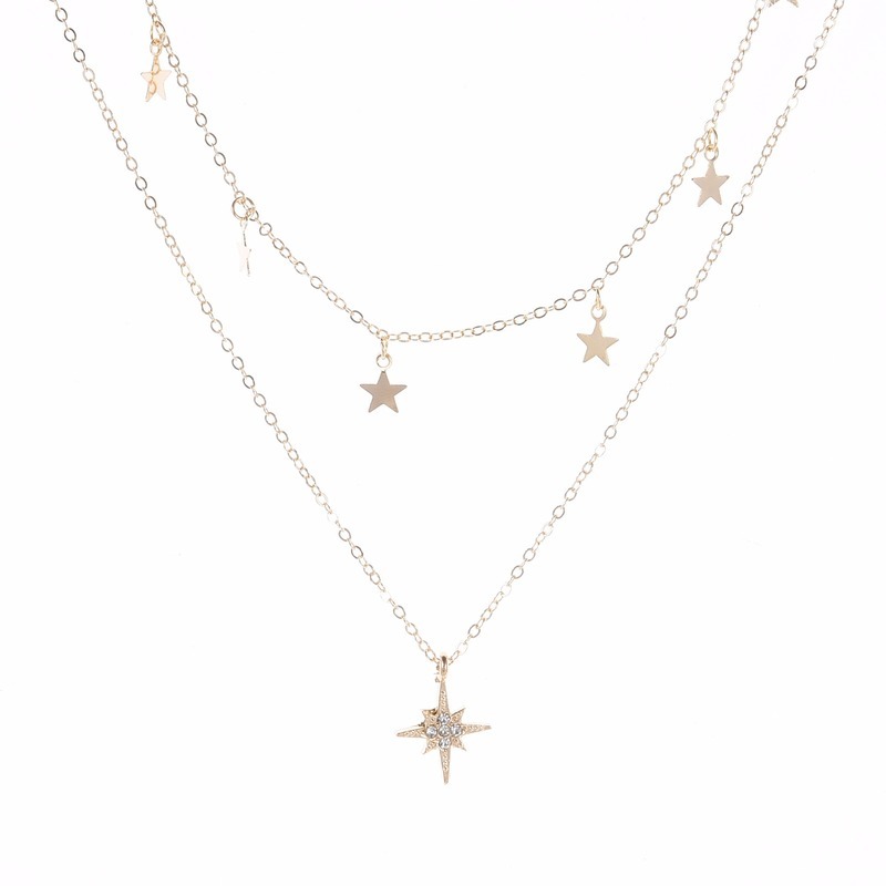 

Chain Beastars Necklace Women Jewelry Multilayer Necklaces Kpop High Quality Pendant Stainless Steel Trendy Collares Naszyjnik