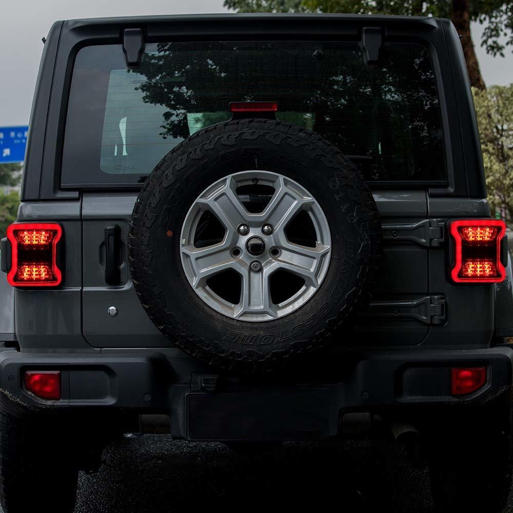 2021 New Led Tail Lights For Jeep Wrangler JL 2018 2019 Rear Reverse