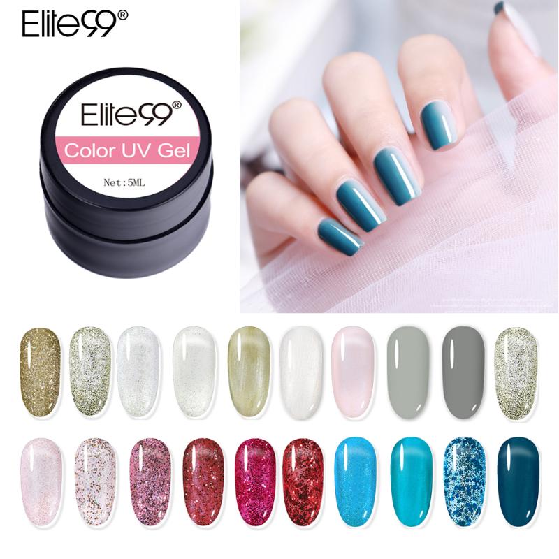 

Elite99 5ml Shimmer Glitter Painting Gel Polish Soak Off Gel Nail Polish Nail Art Enamel Lacquer Semi Permanent Varnishes, Jp051