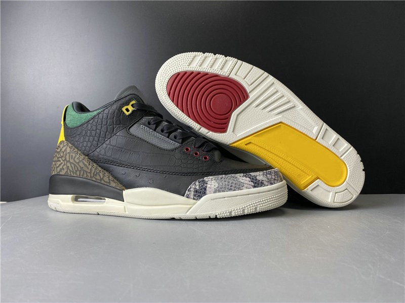 

Special Edition 3 Animal Favorite Basketball Shoes Black Dark Mocha Rope Multi Color Fashion Sport Sneakers High Quality Ship With Box
