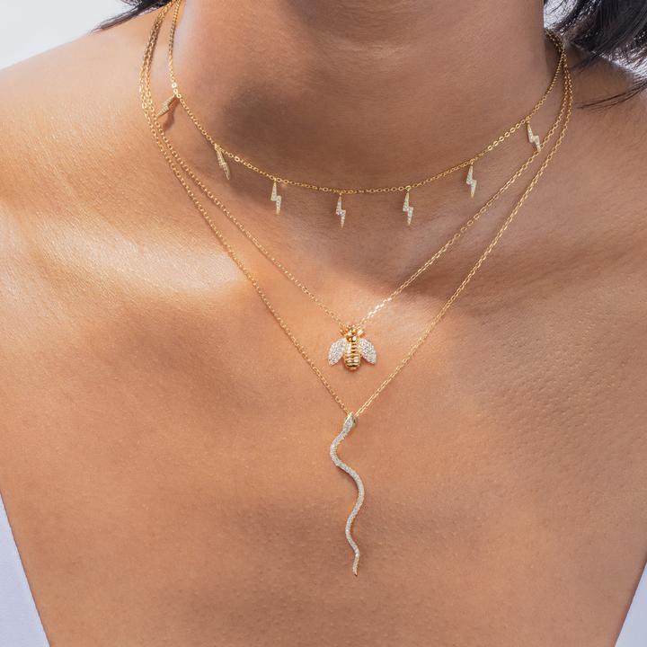 

fashion necklace jewelry trendy classic design snake pendant 925 sterling silver necklace dainty delicate european women unique jewelry