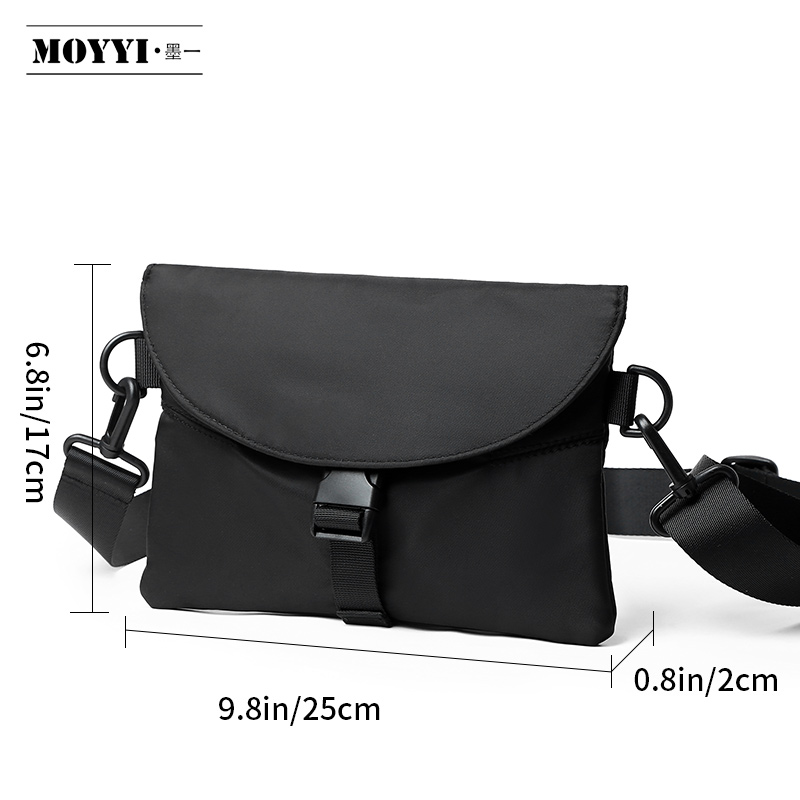 

Stylish simplicity Messenger Bag Waterproof bag crossbody bag, Black