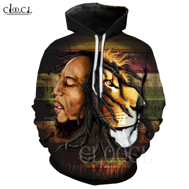 

Reggae Creator Bob Marley Hoodie 3D Print Funny Hooded Sweatshirt Men Clothing Long Sleeve Unisex Hip Hop Streetwear Coat