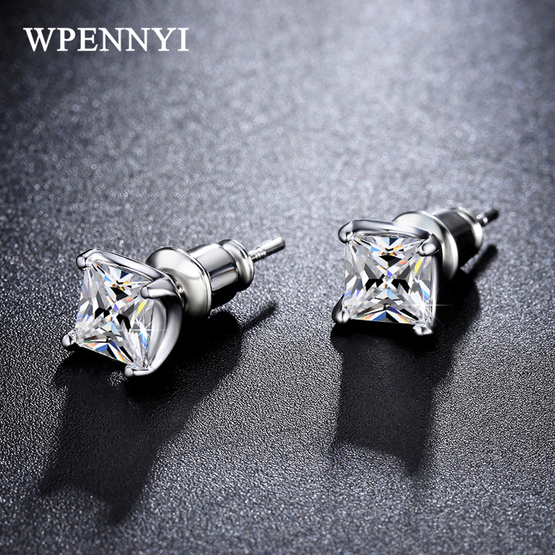Bicicleta Bici Stud Pendientes de oro rojo o blanco con diamantes Super Lindo