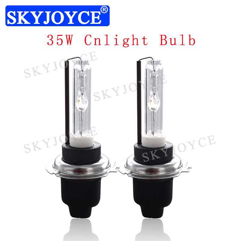 

SKYJOYCE Original 35W Cnlight XenonBulb H7 Metel Base H1 H3 H11 9005 9006 D2H HID XenonLamp 4300K 6000K 8000K H7 hidCnlight Bulb