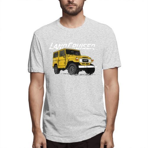 

Hot Sale Toyota Fj40 Land Cruiser T Shirt Vintage Large Car Design T-shirt For Man Streetwear Camiseta Y19060601, White