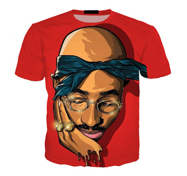 

Newest Popular Singer Rapper Tupac 2pac T Shirt Men Women Unisex Funny 3d Print Summer Short Sleeve O Neck Crewneck Casual Tops A158, Multi
