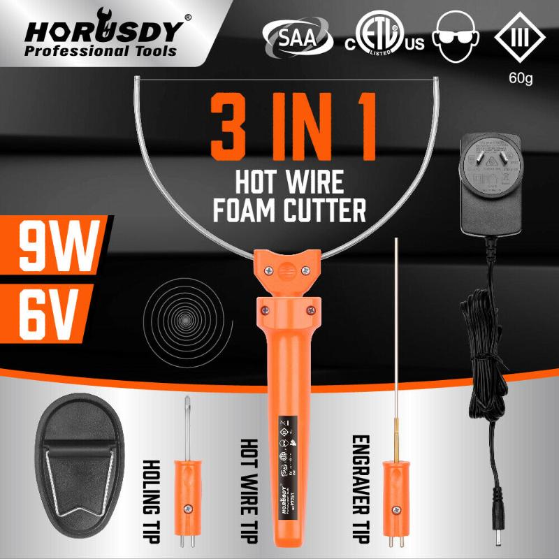 

SEDY 3in1 Hot Wire Foam Cutter Knife Engraving Kit Styrofoam Polystyrene Cutting Tool