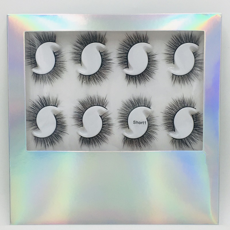 Newest Luxury 12 Pairs Mink False Eyelashes Set Natural Long Handmade Fake Lashes Makeup Accessory Soft & Vivid Eyelash Extensions-image-541194373