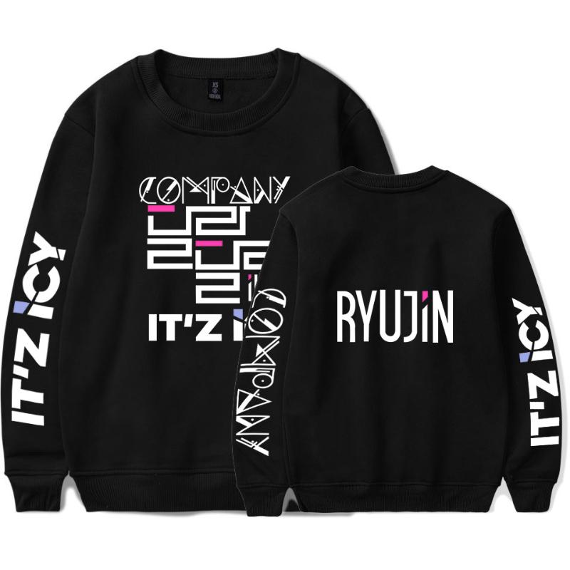 

New Arrival ITZY Sweatshirt Men Women Casual Pullover Streetwear New Sweatshirt Hoodie Women Tops, Beige