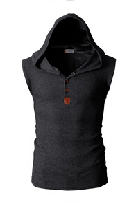 

Fashion--Mens Tank Top Light Grey Hip Hop Outdoor ym Bodybuilding Clothing Sleeveless T-Shirt Men Tank Top Colete Masculino, Light gray