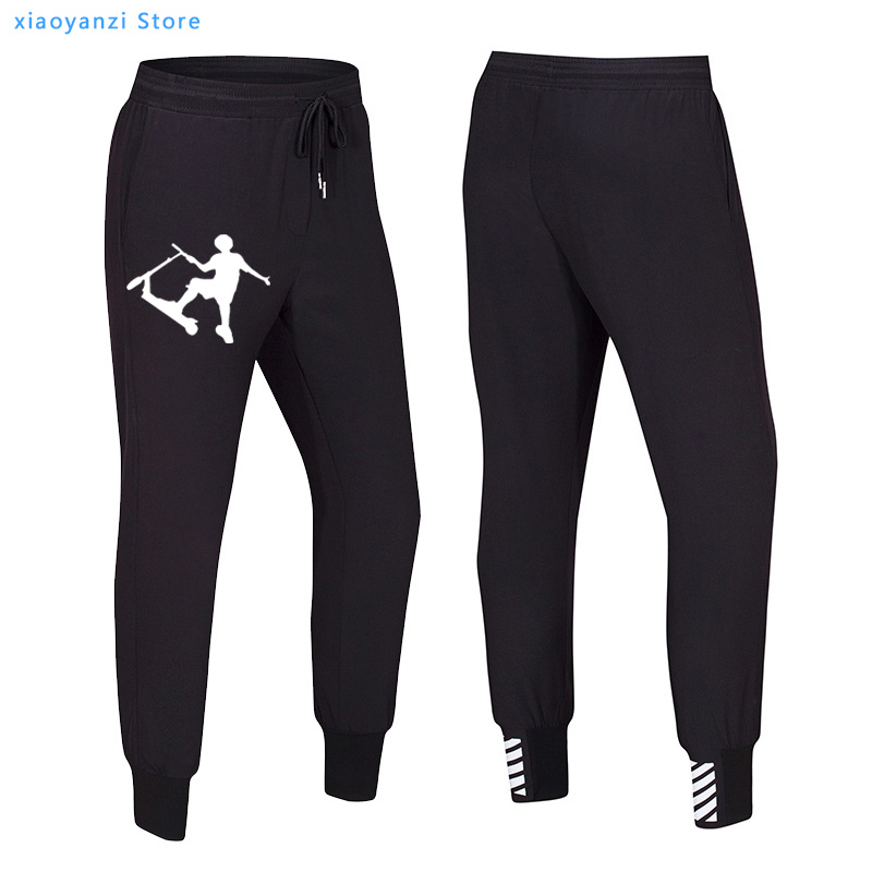 

2020 Man Women Pants Stunt Scooter Sports Pants Men Running Swearing Plus Size Trousers For Unisex Clothes, Black 2