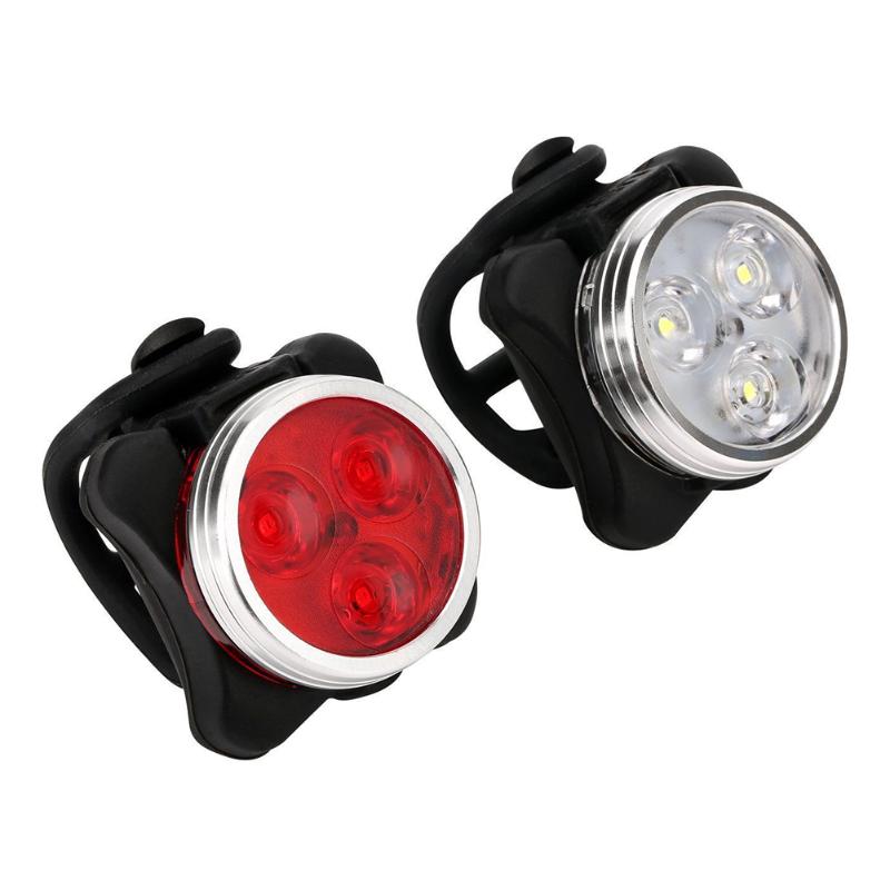 

Warning Road Cycling Bicycle Bike Lamp Fron Rear UV Universal Super Bright Safety USB Rechargeable