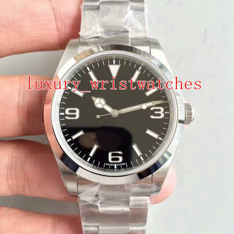 

Excellent Wristwatches Perpetual 39mm 214720 No DATE 904L Stainless waterproof Luminescent CAL.3132 Movement Mechanical Automatic Mens watch Watches, No box papers