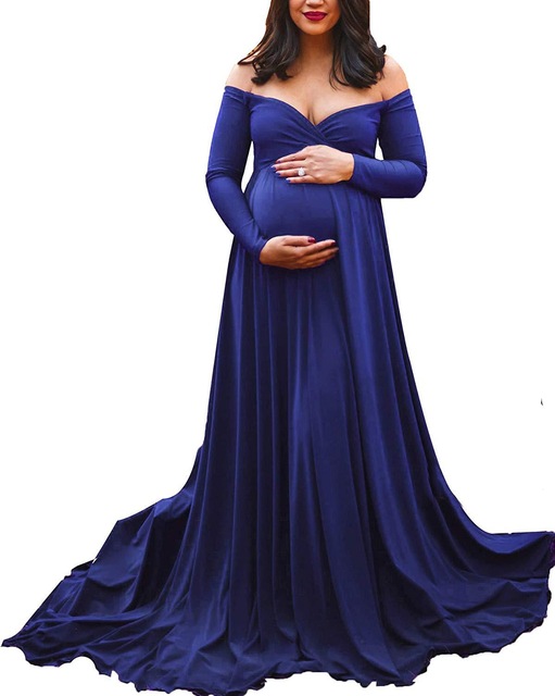 

Maternity Dresses for Photo Shoot Pregnant Dress for Pregnant Women Summer Plus Size Dress Pregnancy Clothes S M L XL, Black