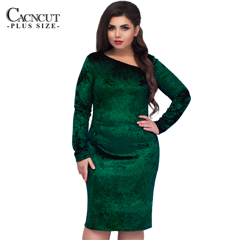 cocktail and party plus size velvet dress
