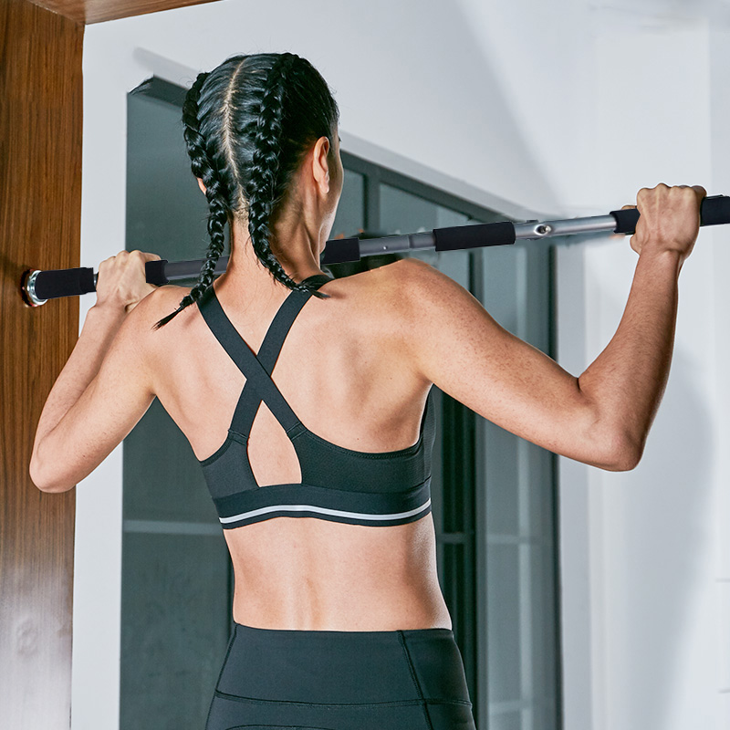 

Indoor Fitness Door Pull Up Bar Wall Adjustable Training Horizontal Bar Workout Fitness Equipments Original door horizontal