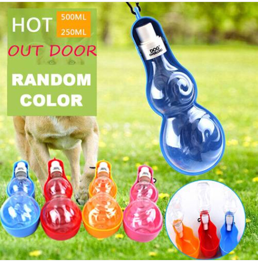 

Free shipping Wholesales Portable Pet Dog Cat Outdoor Travel Water Bowl Bottle Feeder Drinking Fountain