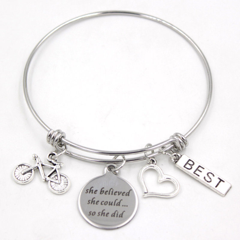 BULK 5 Adjustable Bangle Bracelet Silver Plated Brass Large Ball Design N318