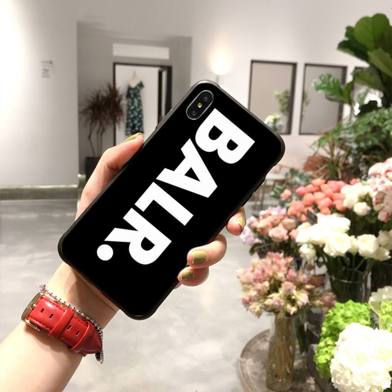 

Cool balr logo Soft black Phone Case For iphonePhone 11 pro XS MAX 8 7 6 6S Plus X 5S SE XR case