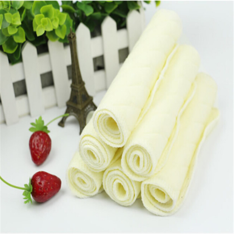 

Babies Care Eco-friendly Diaper 10pcs Reusable Baby Diapers Cloth Diaper Inserts 1 Piece 3 Layer Insert Cotton Blend Washable