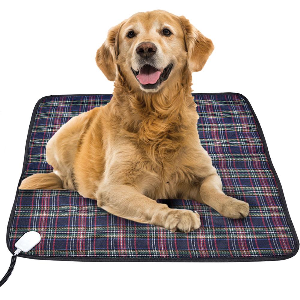 

Pet Heating Pad Large Dog Cat Electric Heating Pad Indoor Waterproof Oxford Cloth Electric Warm Mat Bed, Uk