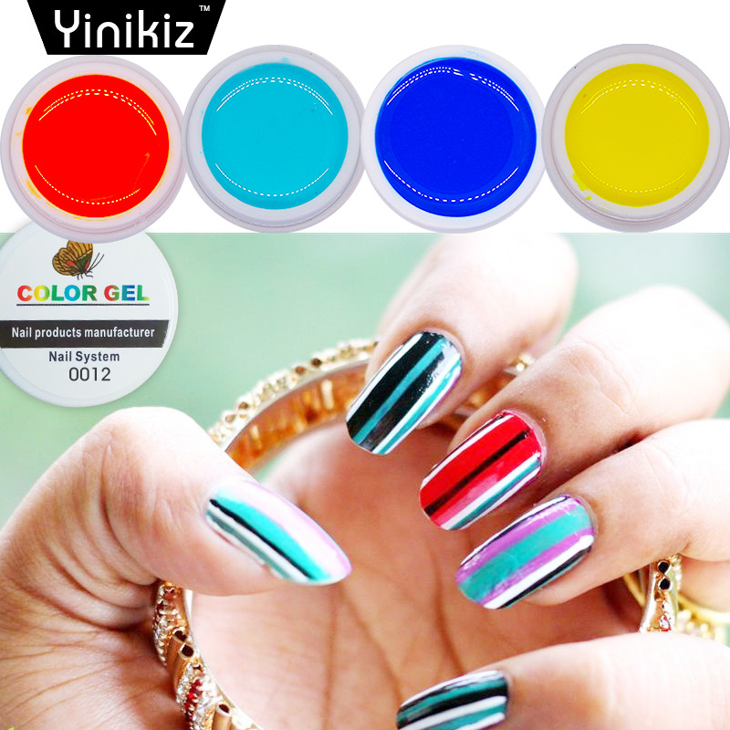 

Yinikiz Painting Gel Nail Polish Pull Line Gel Lacquer UV Soak Off Varnish Nail Paint Art Manicure Tools 12colors, 006