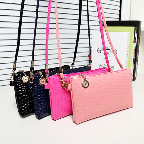 

Women Shoulder Bags Messenger Bag PU Leather Crossbody Bags Satchel Handbag New, Rose red