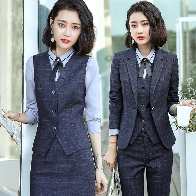 

Suits the hotel manager ms overalls tooling suits are a small jewelry store fashion business suit, See chart