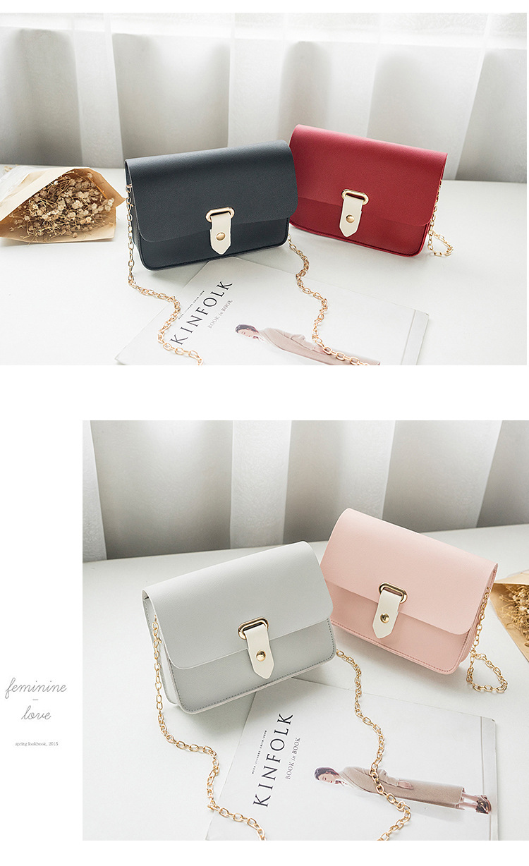 

HBP women single shoulder chain message bag Japan and Korean fashion leisure messenger mobile phone bagS