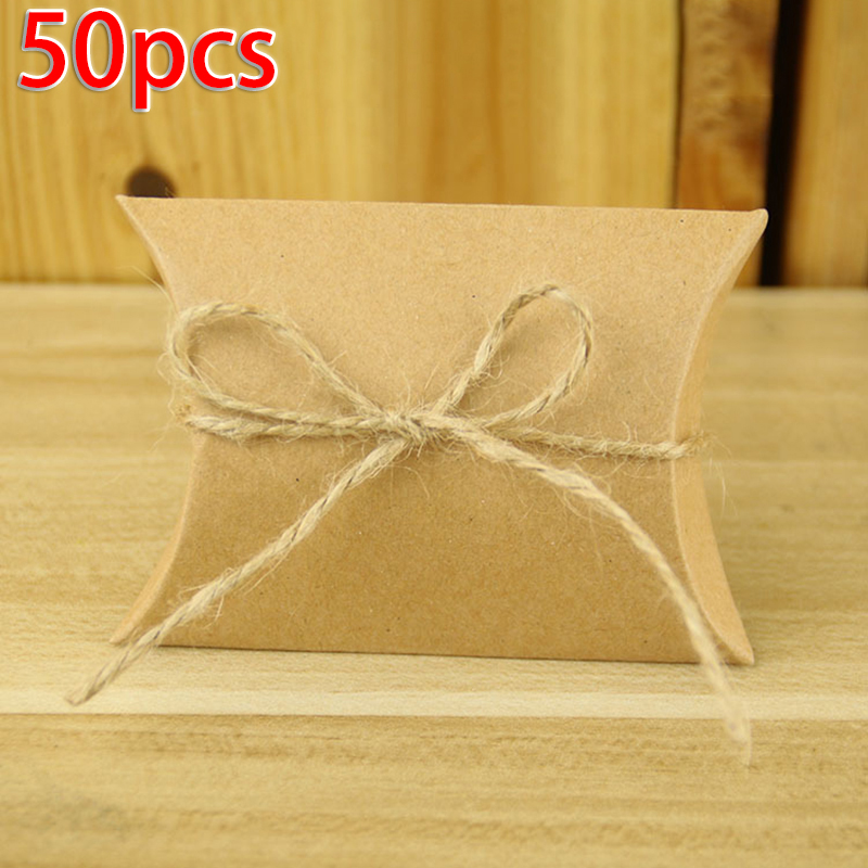 

50X Candy Gifts Bag Boxes Birthday Party Favors Decorations Kids Adult Wedding Engagement Children's Day Anniversary