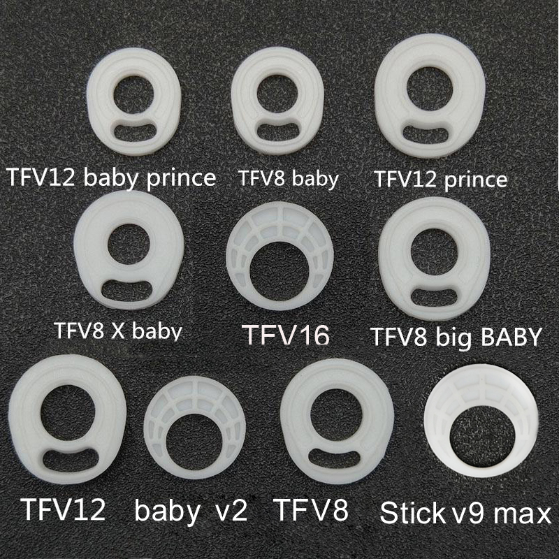

White Sillicone Top Filling Seal Ring Fit for SMOK' TFV8 Big Baby V2 X-Baby TFV12 Prince TFV16 Stick V9 Max Tank