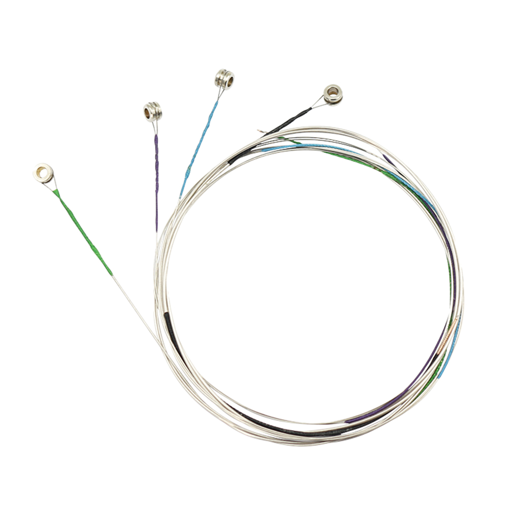 

String Instrument 4Pcs Silver String Nickel Plated Ball-end For Violin Accs